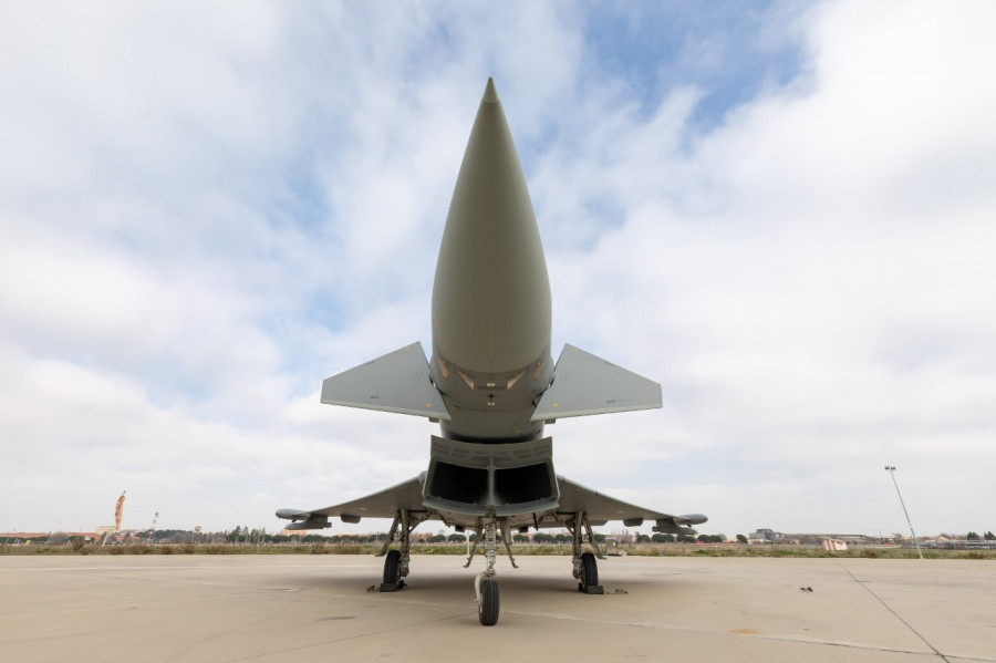 Caza de combate Eurofighter. Foto: Airbus