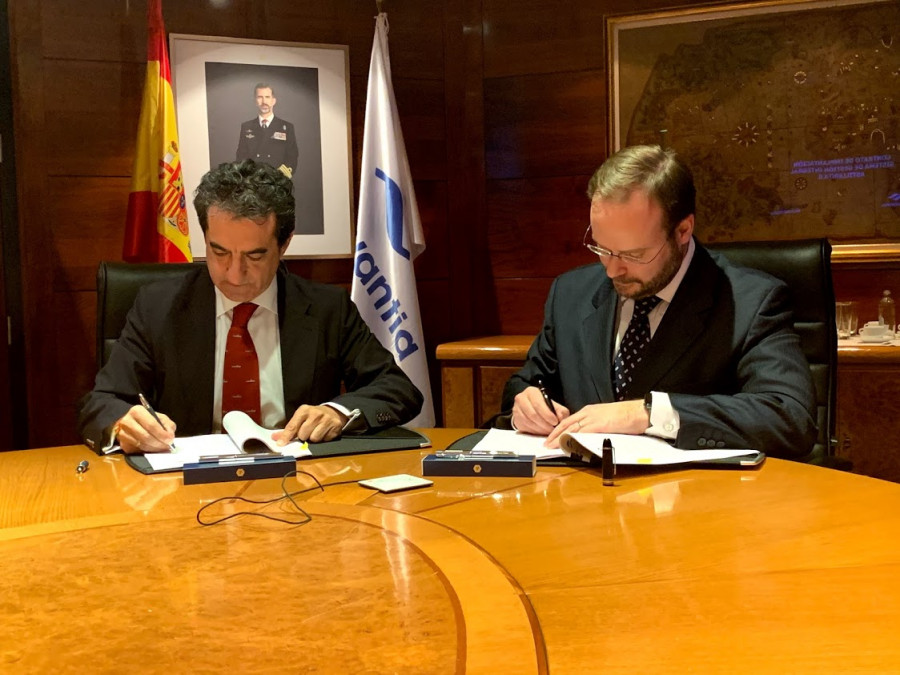 Firma del acuerdo entre Accenture y Navantia. Foto: Accenture