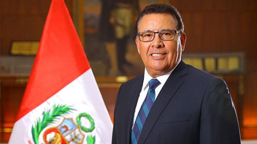 El ministro de Defensa José Huerta Torres. Foto: Ministerio de Defensa del Perú
