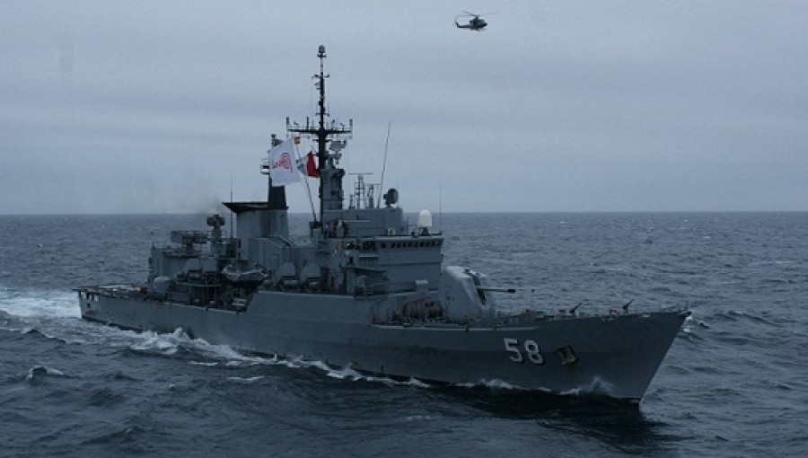 Fragata FM-58 BAP Quiñones en Unitas Atlántico 2015. Foto: Marina de Guerra del Perú