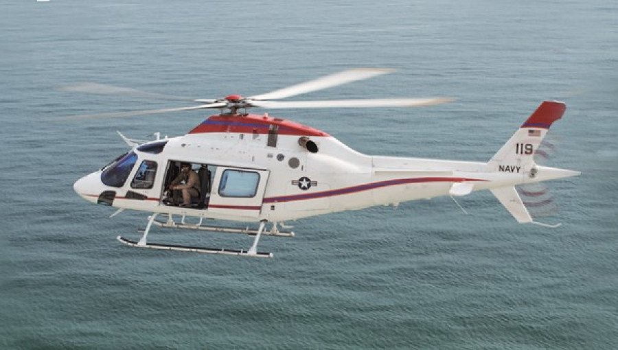Helicóptero TH119. Foto: Leonardo