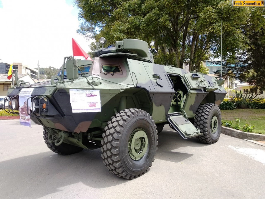 Vehiculo blindado M117 del Ejercito colombiano. Foto: Erich Saumeth  Infodefensa.com