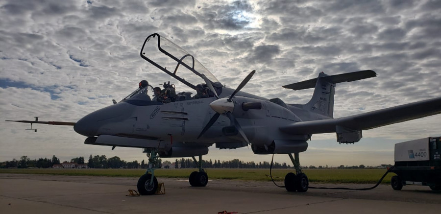 IA-58 Pucará de la Fuerza Aérea Argentina. Foto: Ministerio de Defensa
