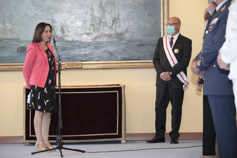 Acto de despedida del secretario de Estado de Defensa, Ángel Olivares. Foto: Ministerio de Defensa