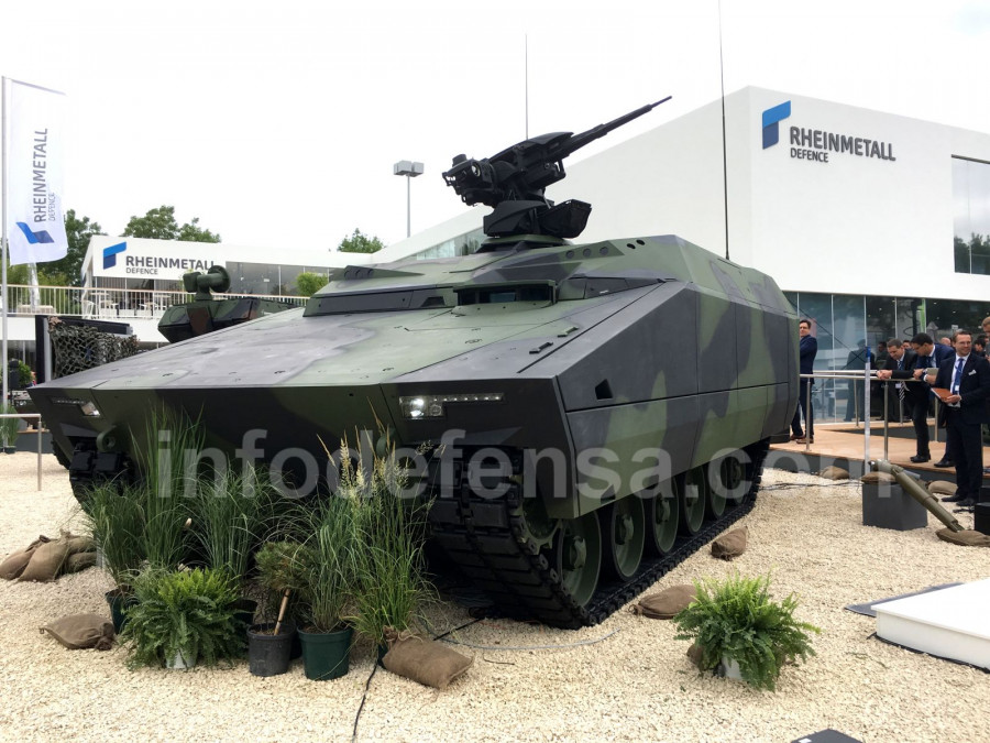 Blindado Lynx en la feria francesa Eurosatory 2018. Foto: Ginés Soriano Forte  Infodefensa.com