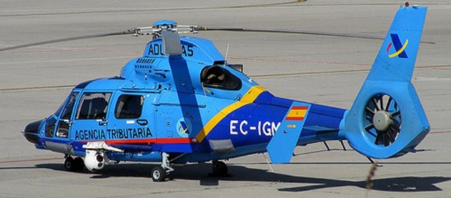 Helicóptero Dauphin de la Agencia Tributaria