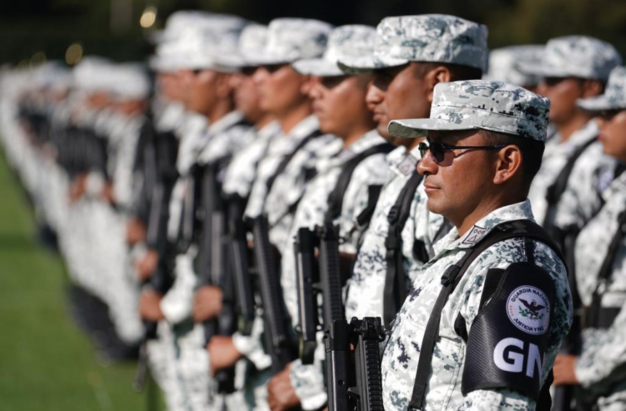 Ceremonia de inauguración formal de la Guardia Nacional en Campo Marte. Gobierno de México