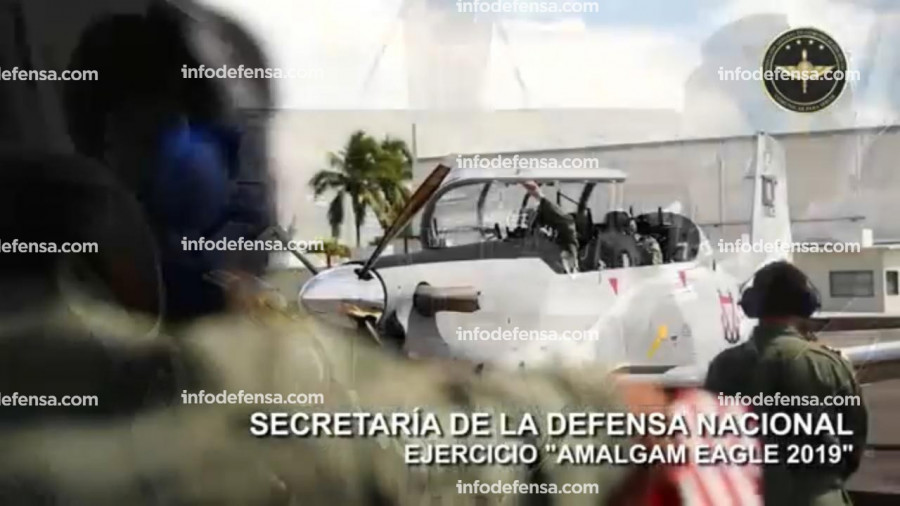 Ejercicio Amalgam Eagle 2019. Foto: Secretaria de Defensa de México.