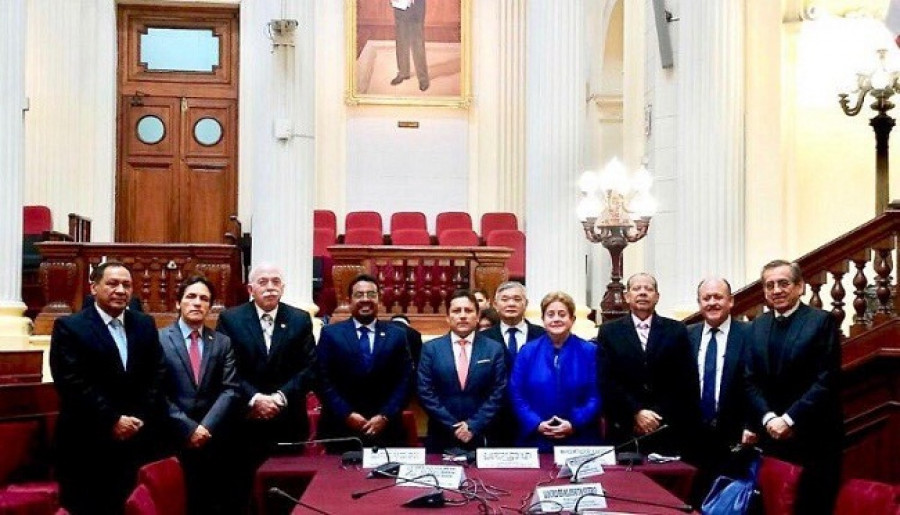 Sesión de instalación de la Comisión de Defensa Nacional. Foto: Congreso de la República del Perú.