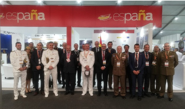 Delegación de Tedae y la Dgam en la séptima edición de Sitdef, en Lima, Perú. Foto: Tedae