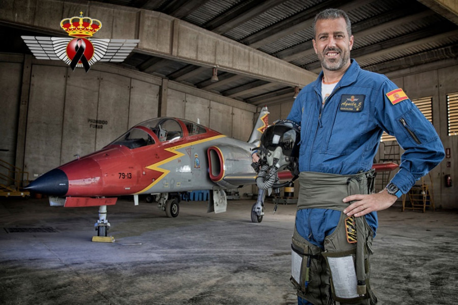 El comandante Eduardo Fermín Garvalena Crespo. Foto: Ejército del Aire