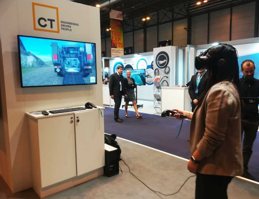 Herramiento de realidad virtual del Vczap del Ejército español. Foto: CT