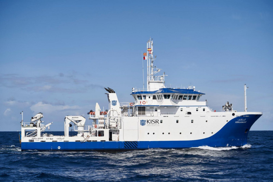 Buque oceanográfico Almostakshif. Foto: Freire Shipyard