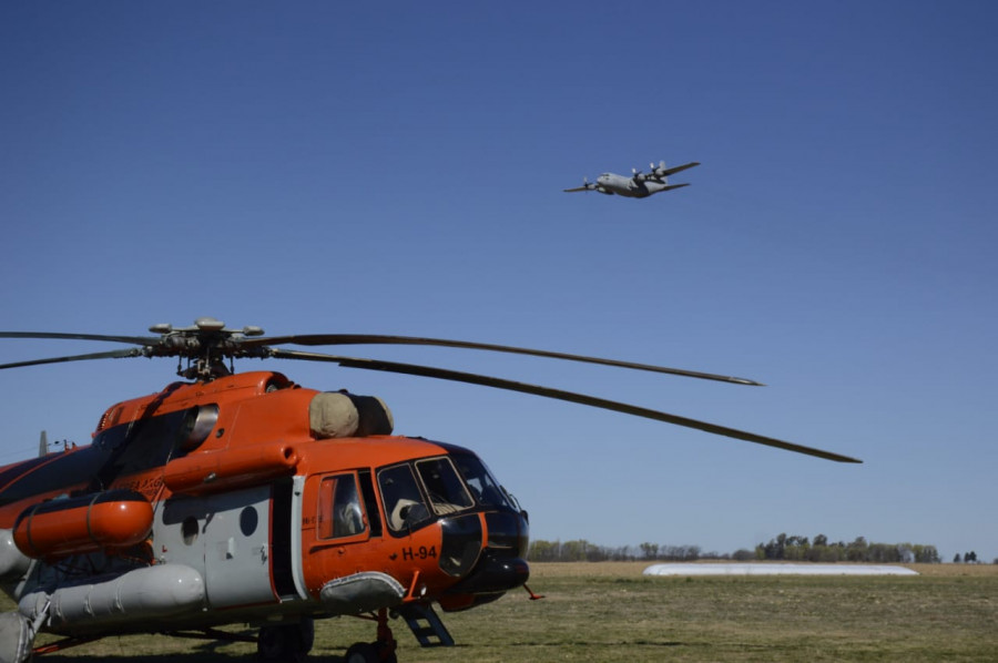 Ejercicio Integrador Dedalo 2019. Foto: Fuerza Aérea Argentina