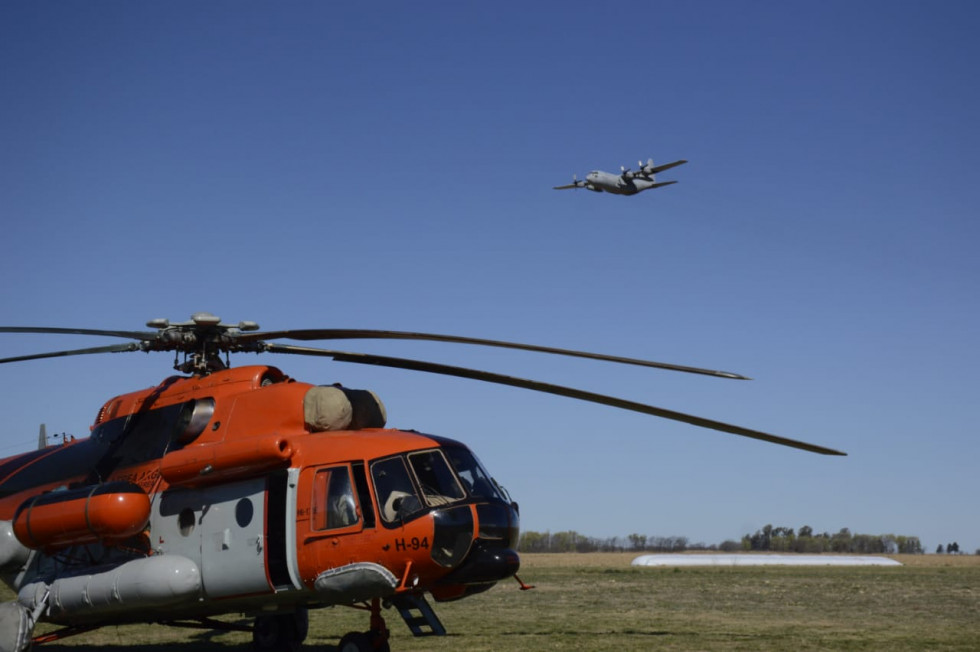 Ejercicio Integrador Dedalo 2019. Foto: Fuerza Aérea Argentina