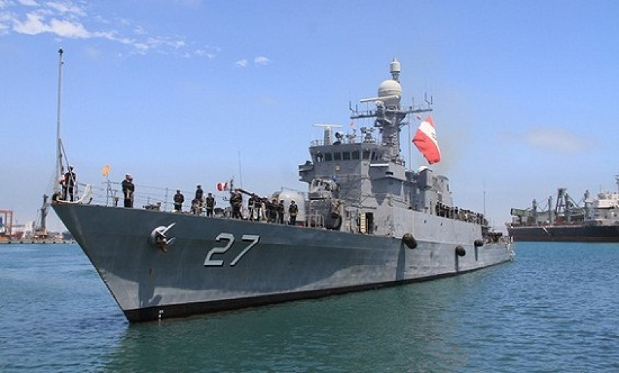 El BAP 'Ferré' ya recatalogado como corbeta en su retorno al Callao tras Rimpac 2018. Foto: Marina de Guerra del Perú.