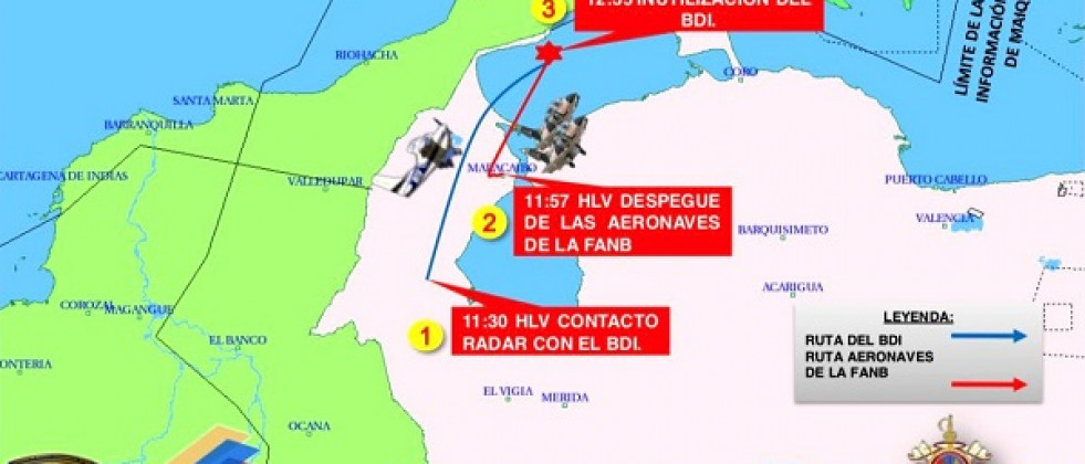 Operaciones de detección e inutilización de una aeronave del narcotráfico, el 16 de noviembre. Foto: Codai.