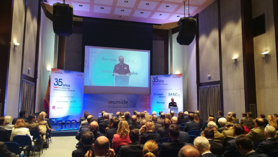 Intervención del Digam con motivo del 35 aniversario de Aesmide. Foto: Aesmide