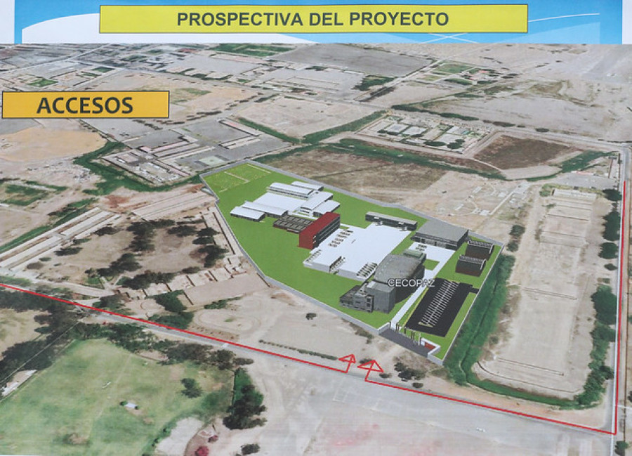 Proyecto para la nueva sede del Cecopaz en Chorrillos, Lima. Foto: Ministerio de Defensa del Perú.