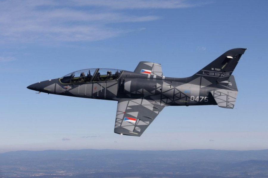 Avión de entrenamiento L-39NG. Foto: Aero Vodochody