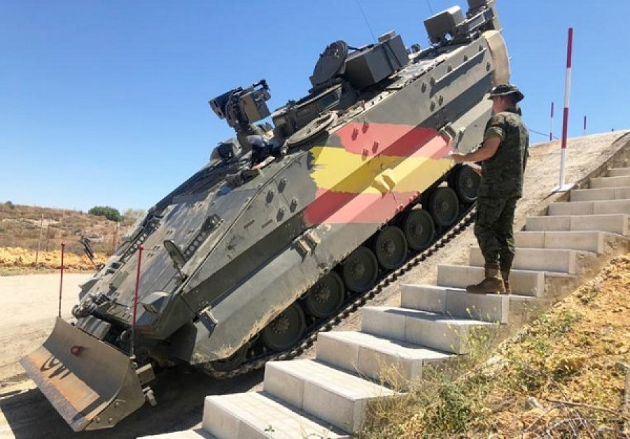 Prueba de calificación del vehículo de combate Castor. Foto: Ejército de Tierra