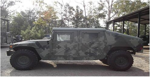 Vehículo Humvee.