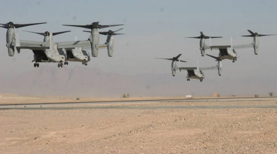 Convertiplanos V-22 Osprey. Foto: Bell-Boeing