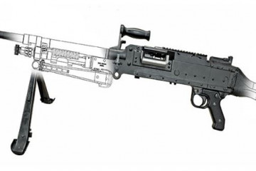 Diseño de la ametralladora C6A1. Imagen: Colt Canadá