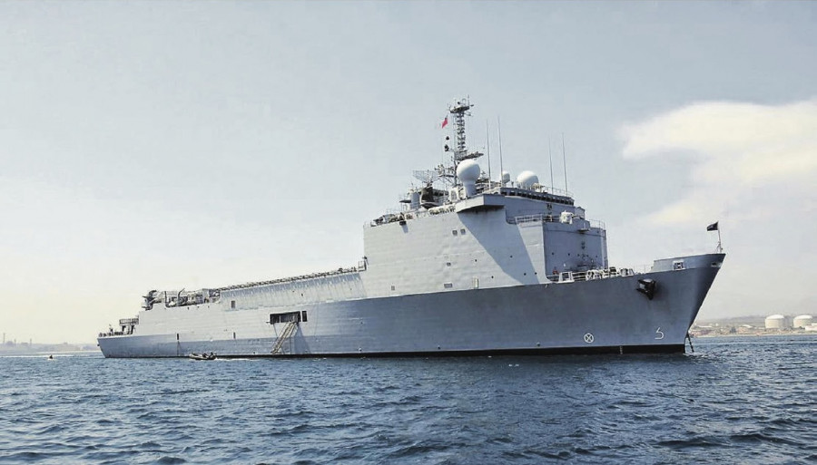 El LSDH-91 Sargento Aldea cuenta con 50 camas y puede avacuar a 1.600 civiles. Foto: Armada de Chile