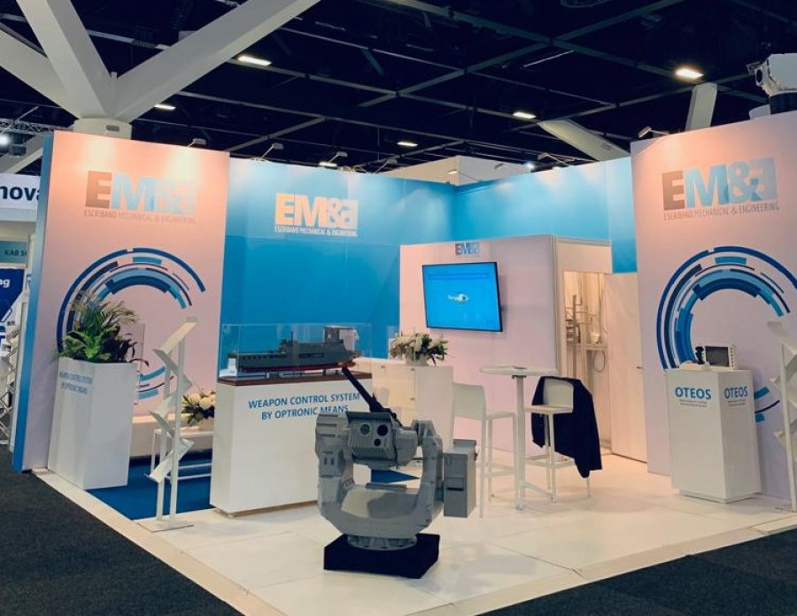 Stand de Escribano durante Pacific 2019. Foto: Escribano