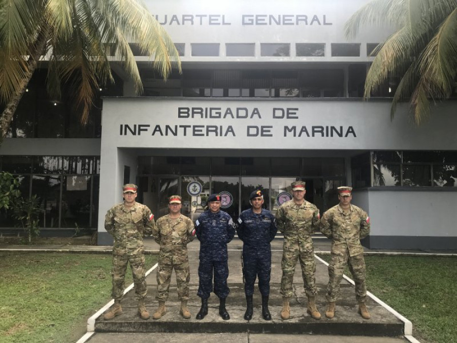 El Grupo de Instrucción Operacional de la Armada de Chile permanecerá en Guatemala por un período de tres meses. Foto: Armada de Chile