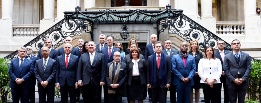 Los ministros que participaron de la Conferencia Fuente: Cancillería