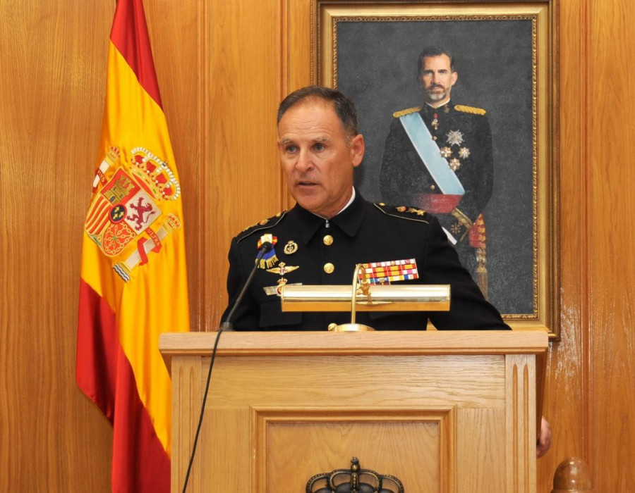El teniente general de Infantería de Marina, Francisco de Paula Bisbal Pons. Foto: ESFAS