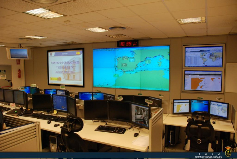 Centro de Operaciones y Vigilancia de Acción Marítima Covam. Foto: Armada española