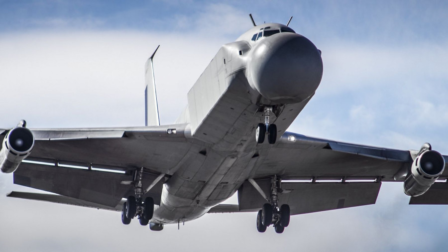 Avión de alerta temprana Boeing EB-707 Cóndor de la Fuerza Aérea de Chile. Foto: Issan Valenzuela