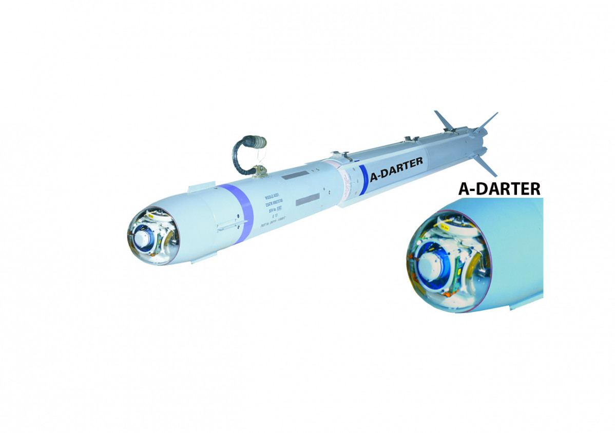 O míssil de 5ª geração A-Darter: seeker enxerga a 90º