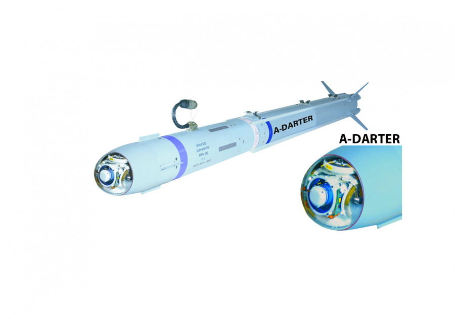 O míssil de 5ª geração A-Darter: seeker enxerga a 90º