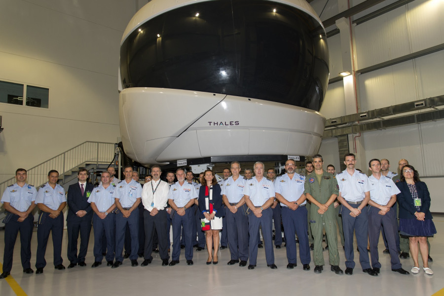 Simulador del A400M. Foto: Ejército del Aire
