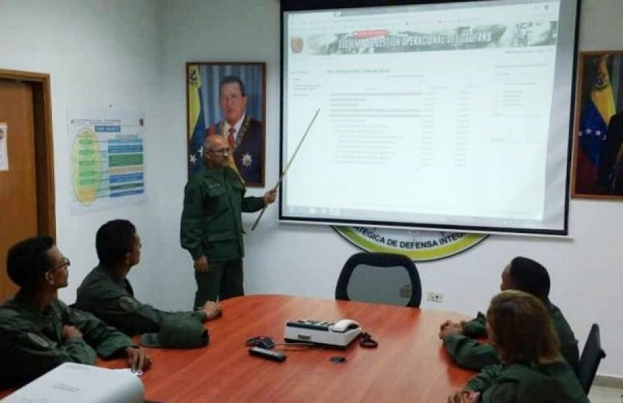 Presentación del Sistema de Gestión Operacional Sigeop. Foto: Comando Estratégico Operacional.