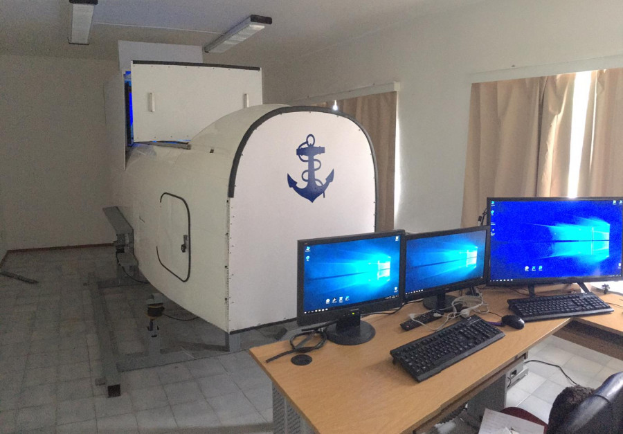 Simulador desarrollado por la Aviación Naval Foto: ANU