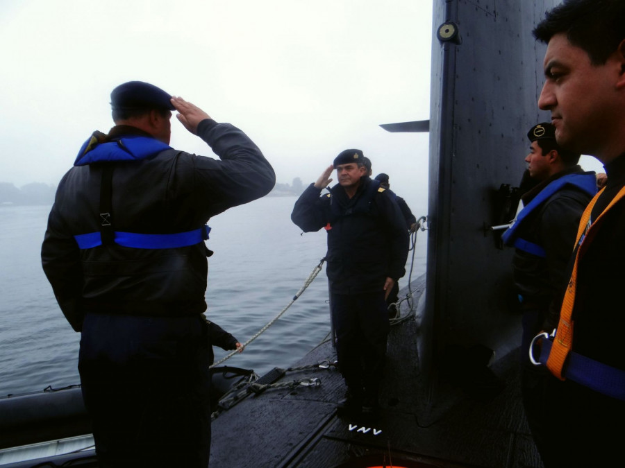 Contraalmirante Carlos Schnaidt. Foto: Armada de Chile