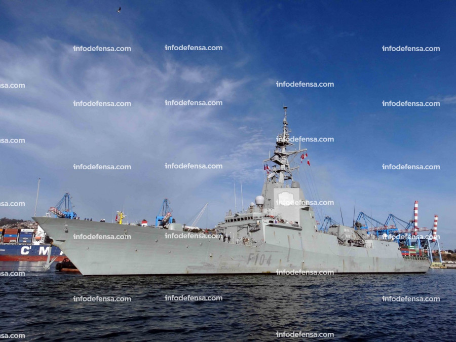 La visita de la Méndez Núñez permite promocionar las capacidades de la industria naval española. Foto: Richard Brito Infodefensa.com