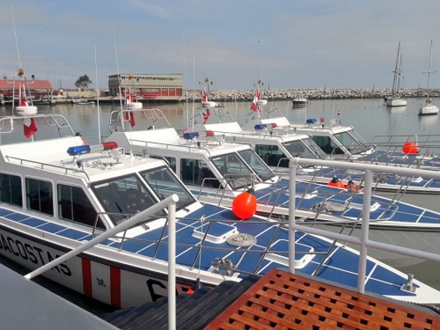 Las cuatro lanchas rápidas 957Y de la Armada peruana. Foto: Marina de Guerra del Perú.