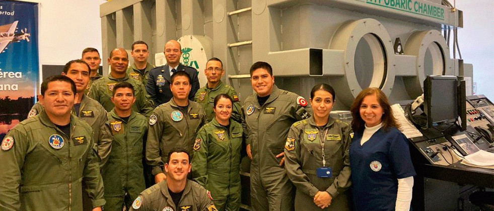 Pilotos Peruanos. Fotos FAC