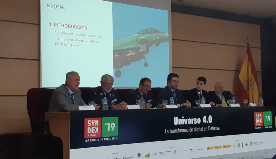 Sesión de la tercera jornada de Symdex dedicada al Ejército del Aire. Foto. Expal