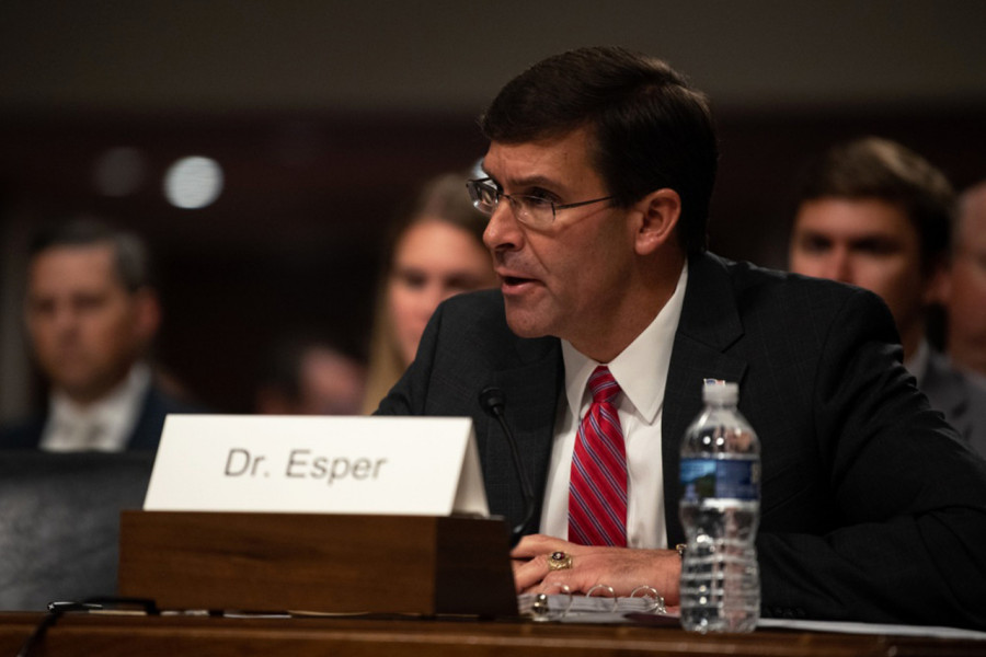 Mark Esper. Foto: Secretaría de Defensa de EEUU