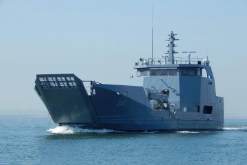 Un buque BAL-C de la Armada colombiana, similar al que recibirá la Fuerza Naval de Guatemala. Foto: Cotecmar.