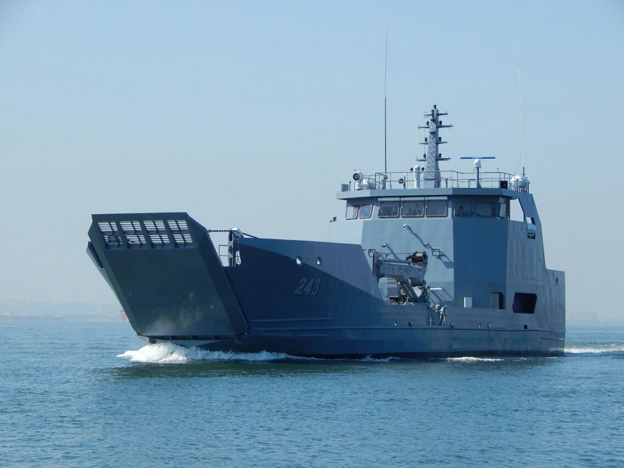 Un buque BAL-C de la Armada colombiana, similar al que recibirá la Fuerza Naval de Guatemala. Foto: Cotecmar.