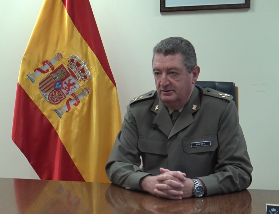 El general de división Manfredo Monforte Moreno. Foto: Ejército de Tierra