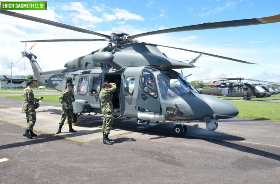 AW139 en Colombia. Fotos Infodefensa.com